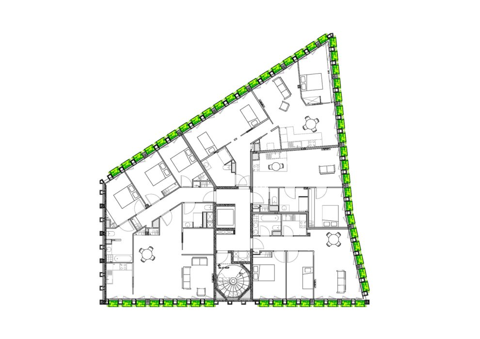 Edison Lite à Paris par Manuelle Gautrand Architecture Edison Lite Paris Manuelle Gautrand Niveau 2 990x700