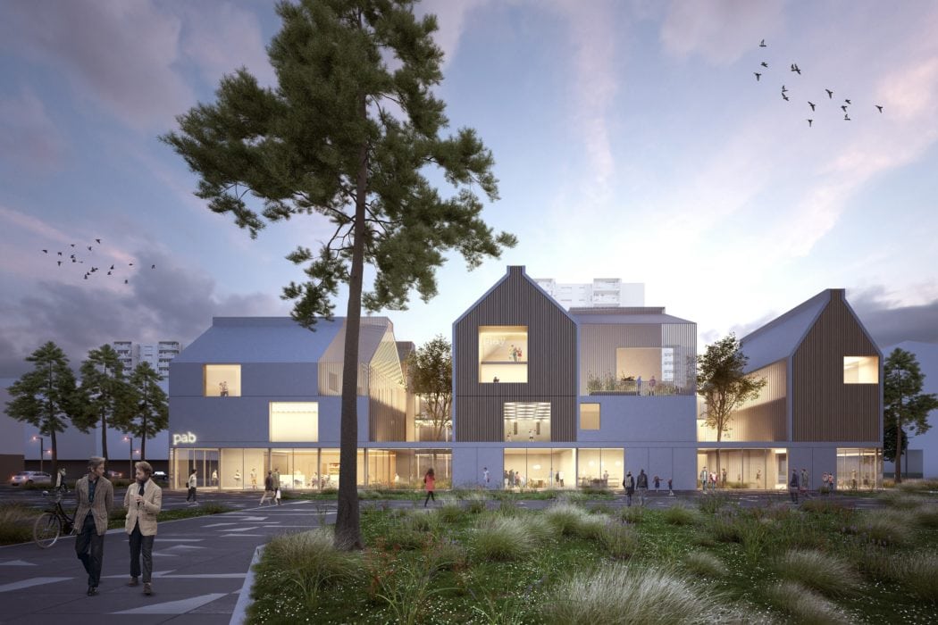 Pôle Associatif Le Blosne à Rennes par Antonio Virga Architecte Pole Associatif Blosne Rennes Virga Place 1050x700