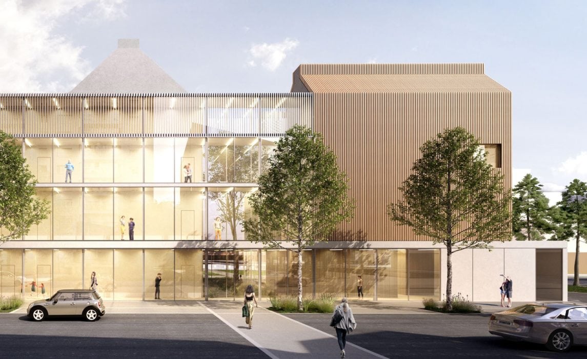 Pôle Associatif Le Blosne à Rennes par Antonio Virga Architecte Pole Associatif Blosne Rennes Virga Zoom 1145x700