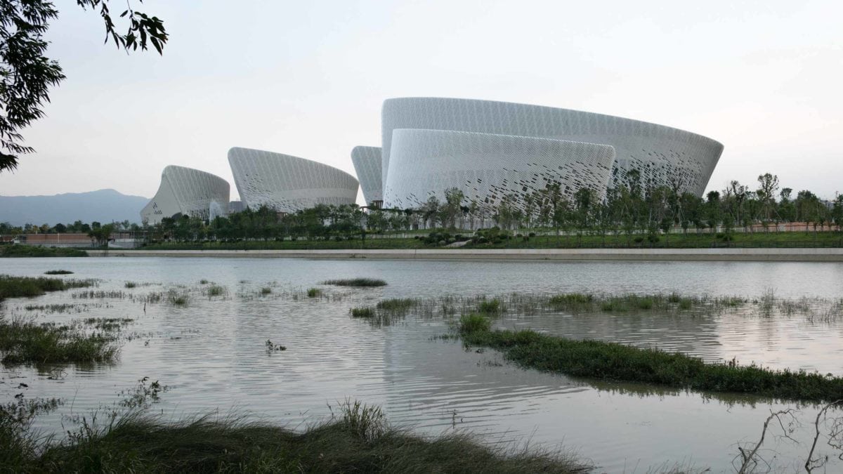 Centre culturel et artistique de Fuzhou par PES Architects Centre Culturel Art Fuzhou Pes Architects Riviere 1200x675