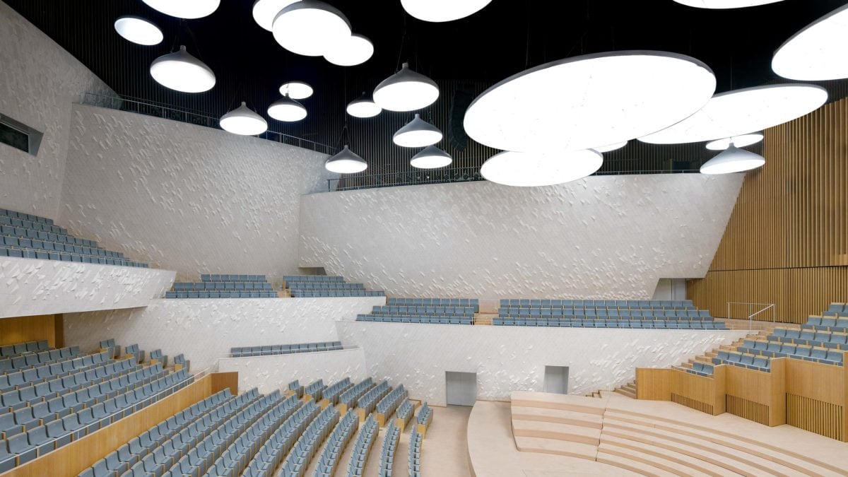 Centre culturel et artistique de Fuzhou par PES Architects Centre Culturel Art Fuzhou Pes Architects Salle De Concert 2 1200x675