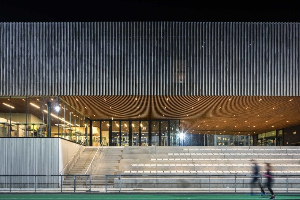 Complexe sportif Le Gallo à Boulogne-Billancourt par Bruno Mader Architecte Complexe Sportif Boulogne Billancourt Mader Photo 16 1050x700