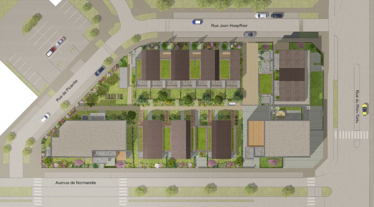 Logement Eko2 Strasbourg Architecture Globale Plan De Masse 1200x667