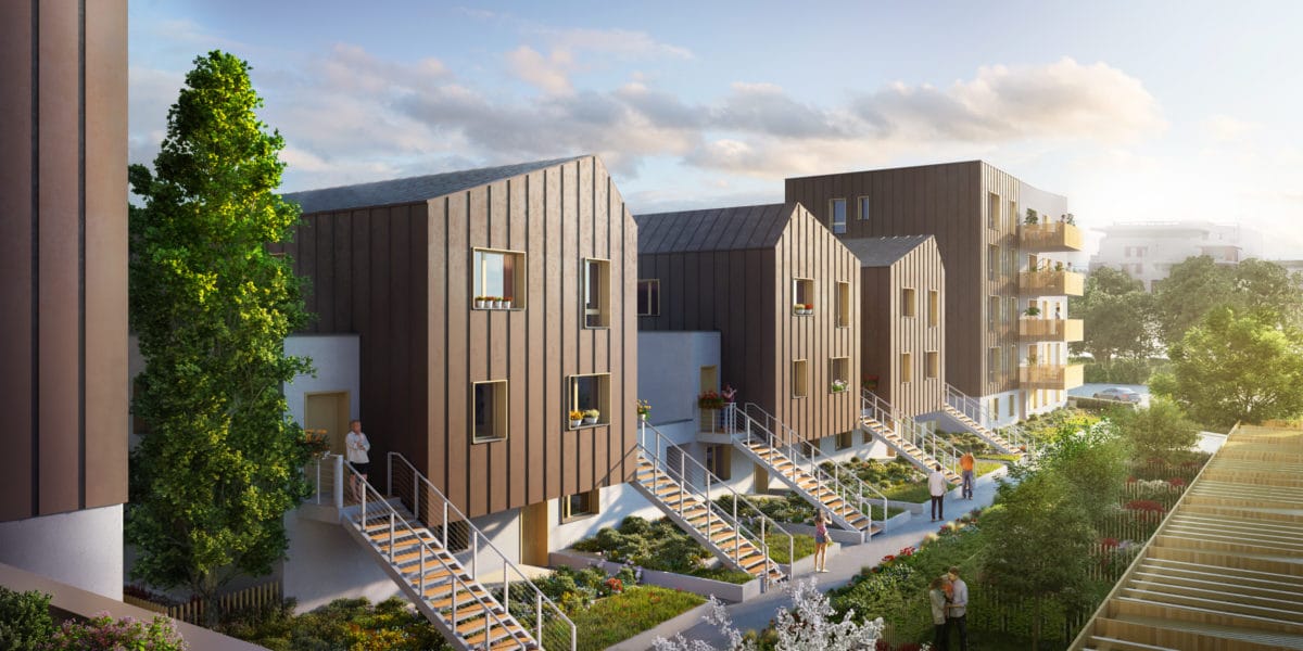 Logement Eko2 Strasbourg Architecture Globale Vue Coeur Ilot 1200x600