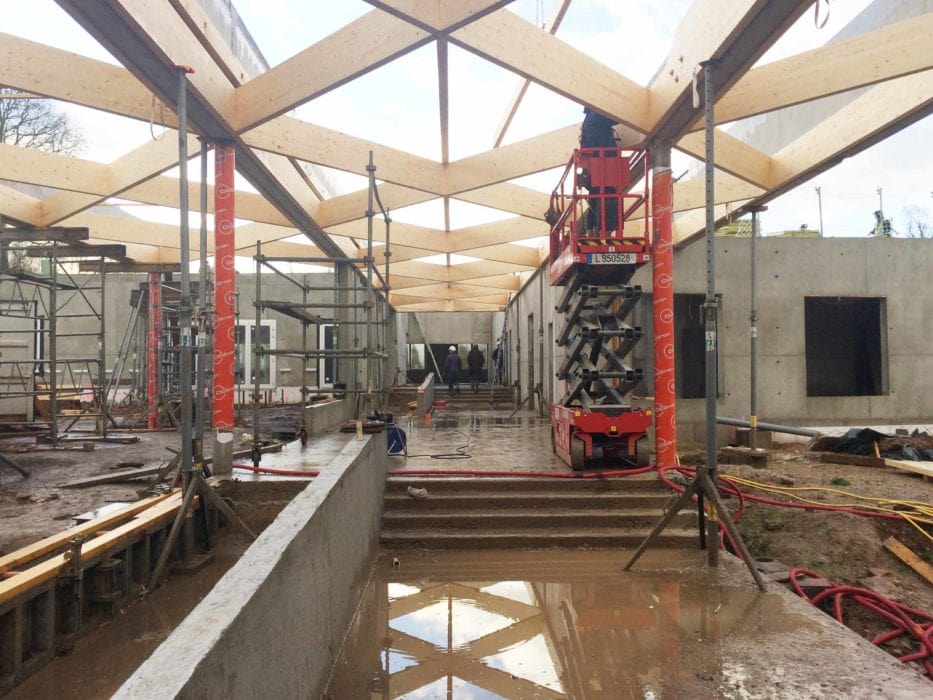 Groupe Scolaire Berlencourt Le Cauroy Bplusb Chantier1 933x700