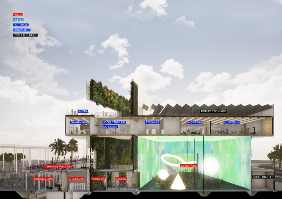 Clement Blanchet Pavillon France Expo Dubai 2020 Coupe Pers 6 990x700