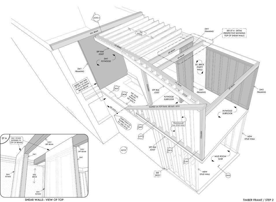 Extension de maison victorienne à Toronto par Reigo & Bauer Extension Maison Galley House Toronto Reigo Bauer Axo 2 955x700