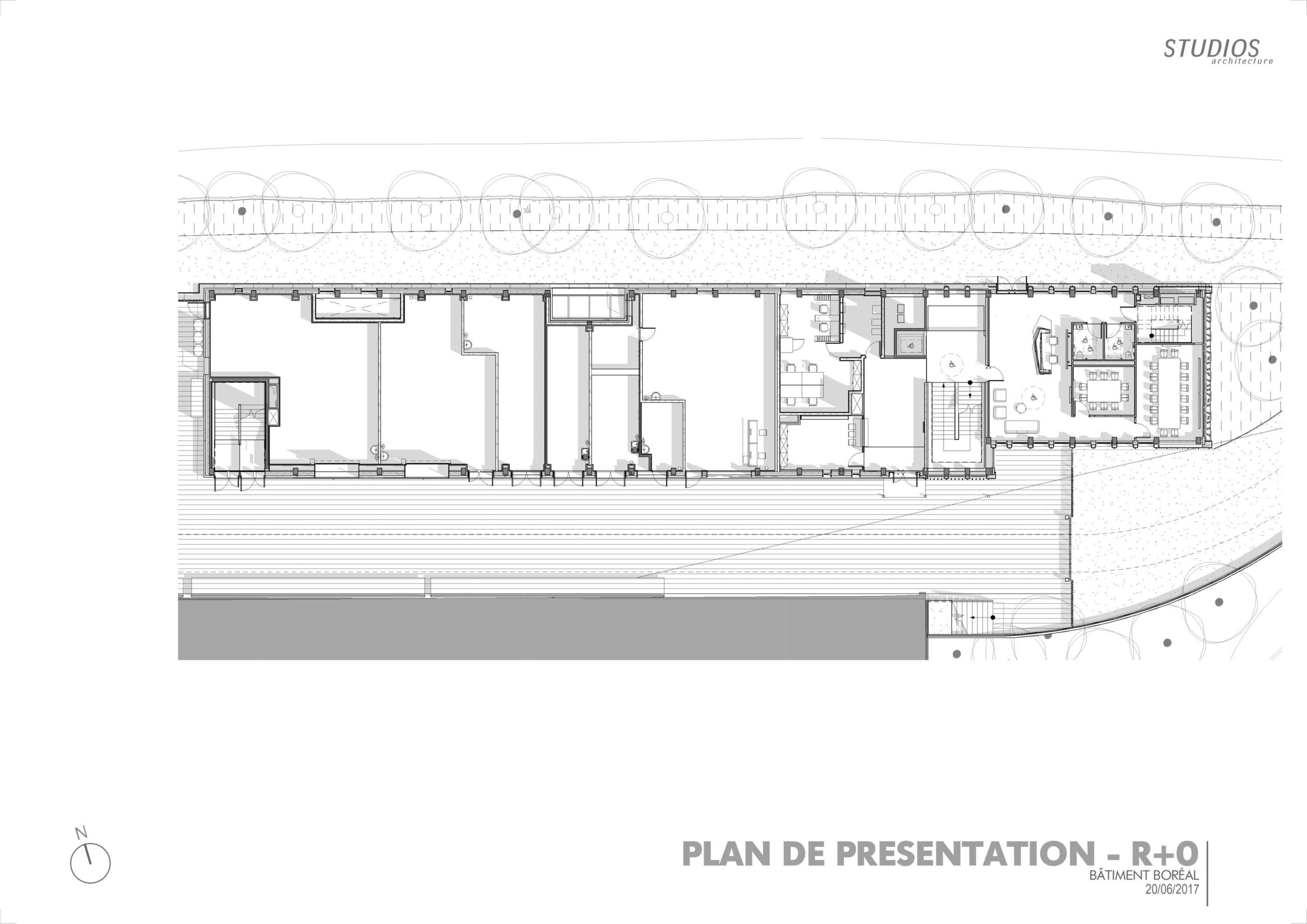 Boreal Jardin Acclimatation Studios PLAN RDC 2546x1800