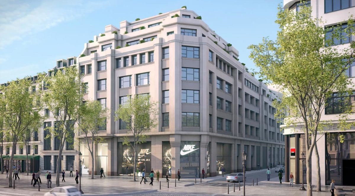 Nike installe un showroom de 4300 m2 sur les Champs-Élysées Nike Champs Elysees Valode Pistre 3 1200x662