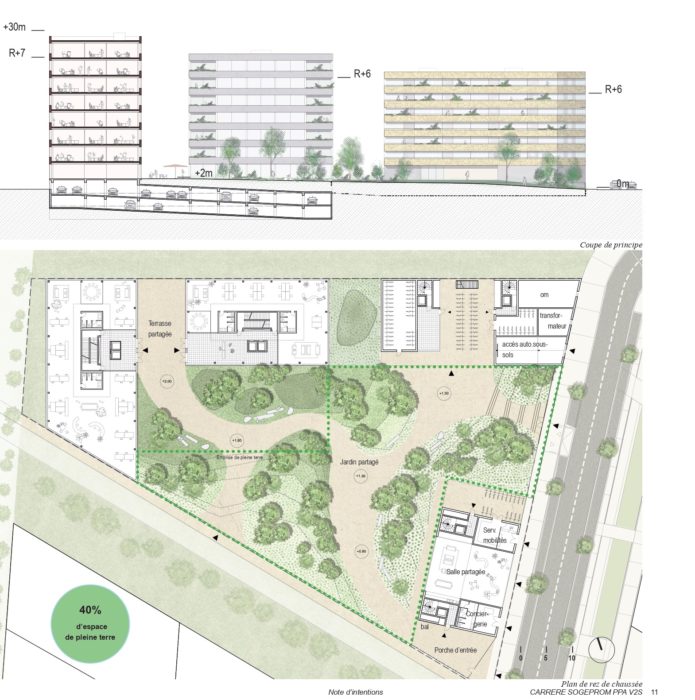 Plan Masse Projet Saint Martin Du Touch 695x700